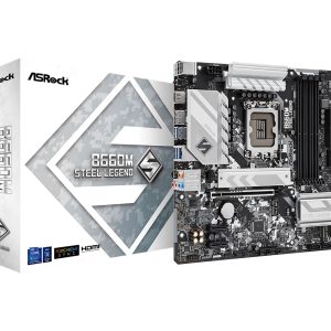 ASRock B660M STEEL LEGEND 1700 SOCKET 4 DDR4, Black
