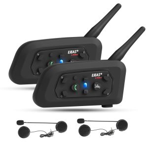EJEAS Motosiklet Bluetooth Interkom, Vnetphone V6 1200m Mot