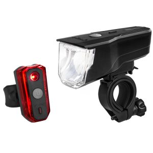 BV Super Bright USB Rechargeable Bike Light Set, Headlight