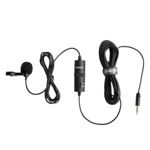 BOYA BY-M1 3.5mm Electret Condenser Microphone with 1/4" ad