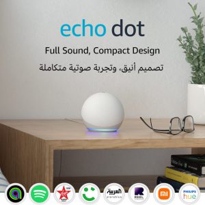 Echo Dot (4th generation) | Smart speaker with Alexa (Arabi
