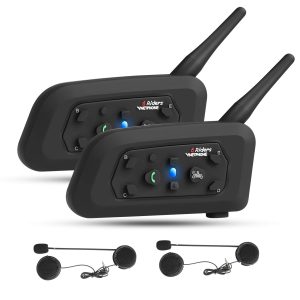 VNETPHONE V6 Motosiklet Intercom Bluetooth Kulaklık 1200 m