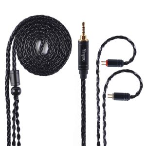 yinyoo Silver Plated Cable Black 4822 2.5mm Black YYX48224b