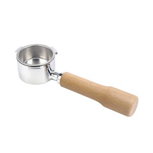 51mm Coffee Bottomless Portafilter with Filter Basket & Woo