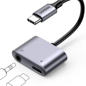 UGREEN USB C - 3.5mm Kulaklık Jakı Ses Adaptörü ve Şar