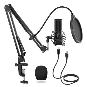 TONOR USB Microphone Kit, Streaming Podcast PC Cardioid Con