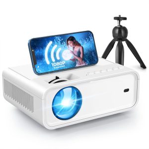 WiFi Mini Projector, ACROJOY 9000 Lumens Video Projector w/