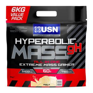 USN Hyperbolic Mass GH Vanilla 6kg: All-In-One Mass Gainer