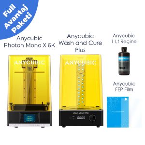 Anycubic Photon Mono X 6K SLA 3D Yazıcı Ultra Avantaj Pak