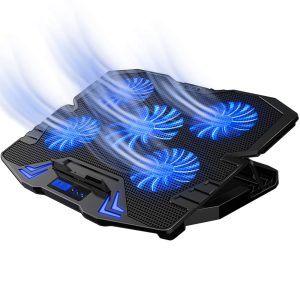 AccLoo Cooling Pad Gaming Laptop 10-17inch Dual USB Port Ad