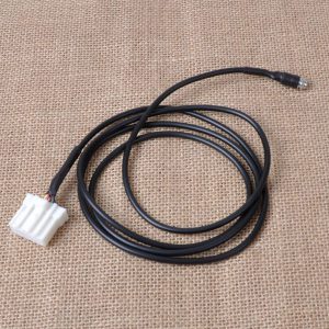 beler DIY Car AUX Female Interface in Input Adapter Cable f