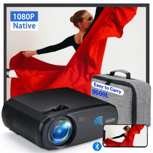 5G Portable Projector PENMAMA 2022 Upgrade 4K Projector wit