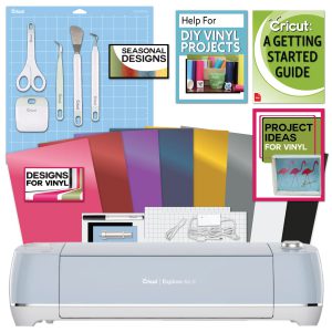 Cricut Explore Air 2 Blue Machine Bundle - Beginner Digital