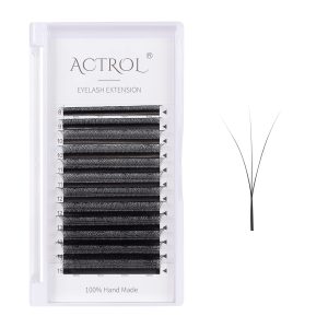 W Eyelash Extensions 3D Volume 0.07D Curl 8-15mm Easy Fan W