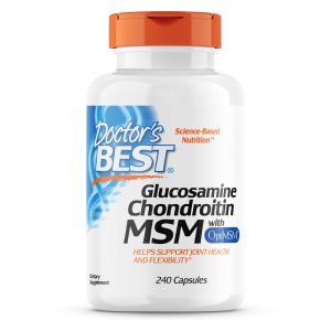 Doctor's Best Glucosamine Chondroitin Msm with OptiMSM Caps