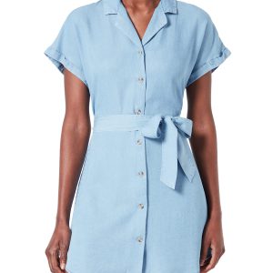 Vero Moda Women's VMTARA SS SHORT SHIRT Shirt Dress
