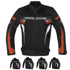 ALPHA CYCLE GEAR BREATHABLE BIKERS RIDING PROTECTION MOTORC