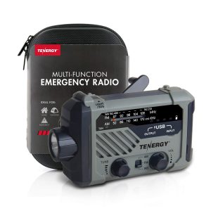Tenergy Multifunctional Hand Crank Weather Radio with LED F