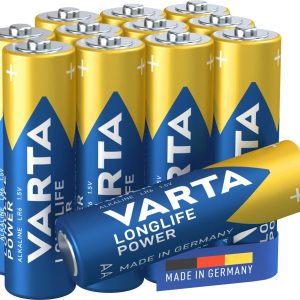 Varta High Energy Aa (Lr6) Alkaline Batteries Pack Of 12 (8