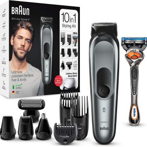 Braun 10-in-1 Beard Trimmer Series 7, With Hair Clippers &