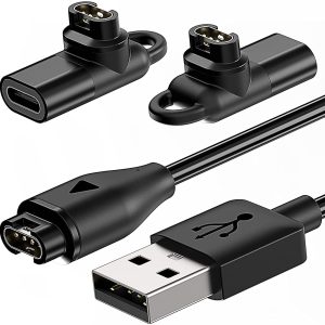 Charging Cable for Garmin Watch with 2X Charger Connectors