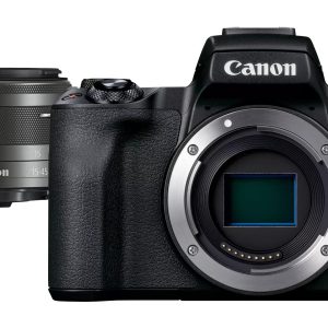 Canon EOS M50 Mark II + EF-M 15-45mm is STM Kit Black Black