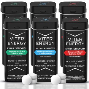 Viter Energy Extra Strength Caffeinated Mints - 80mg Caffei