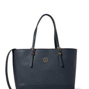 Tommy Hilfiger Women’s Honey Med Tote Top-Handle Bag Blue