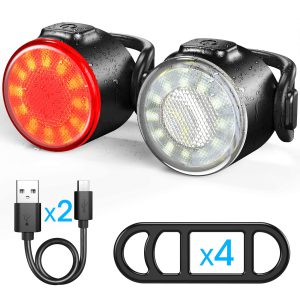 Bicycle Light Set, LED Riding Safety Warning Light Night Ri