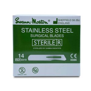Swann-Morton Stainless Steel Surgical Scalpel Blades No.14