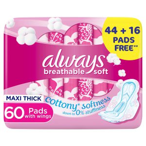 Always Breathable Soft Maxi Thick Large Sanitary Pads with