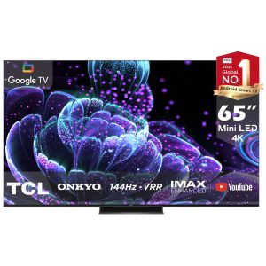 TCL 65 Inch 4K Ultra HD Mini LED Smart TV, Google TV with H