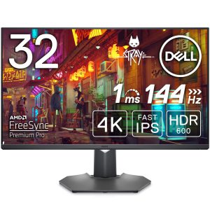 Dell G3223Q 32 Inch 4K UHD 3840x2160 Gaming Monitor, 144Hz,