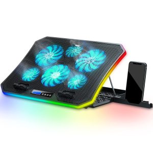 TopMate C12 Laptop Cooling Pad RGB Gaming Notebook Cooler f
