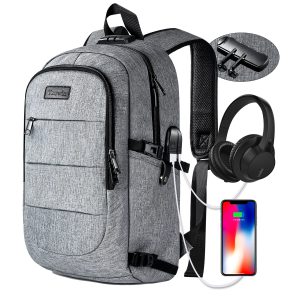 Tzowla Business Laptop Backpack Water Resistant Anti-Theft