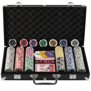 display4top Poker Kılıfı 300 Cips Lazer Poker Çipleri P