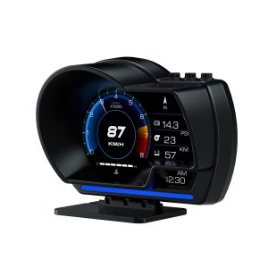 wiiyii Car HUD Head Up Display P6, OBD+GPS Smart Gauge, Wor