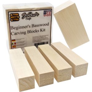 Basswood - Premium Carving Blocks Kit - Best Wood Carving K